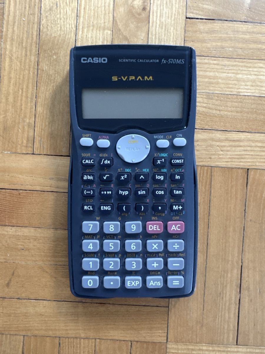 Casio Calcolatrici tascabili: Casio FX-570MS Scientific Calculator - Perfect for School – Usato da Regensdorf venduto da bee_jgk8 1