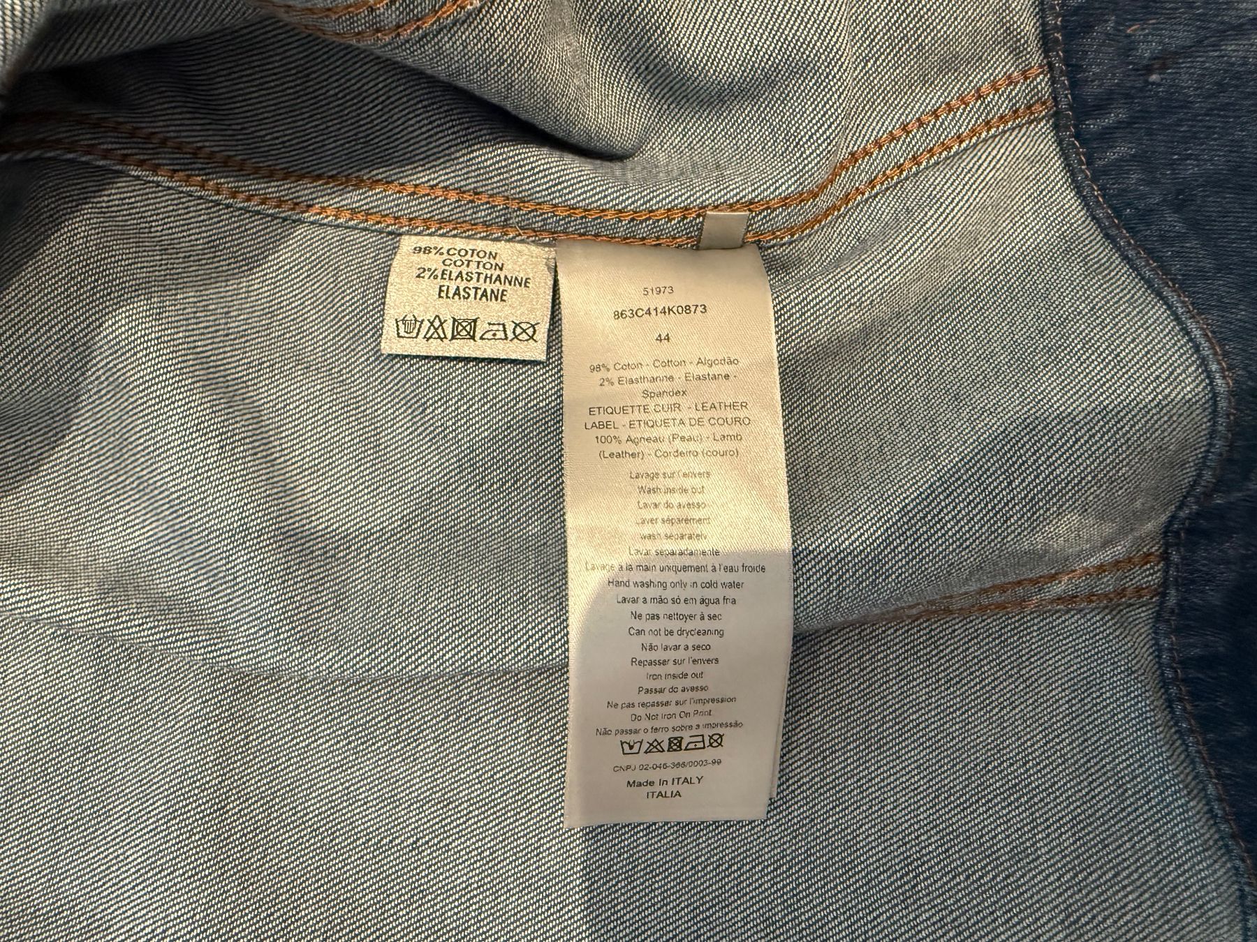 Dior Giacche: Schöne Dior Jeans Jacke – Usato da Küsnacht venduto da emch125 1