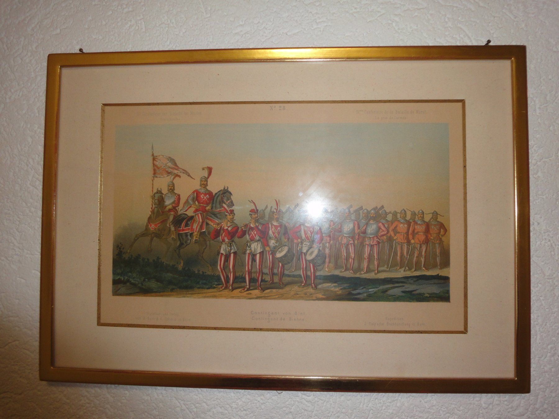 Grafica & Litografie: BIEL: Contingent von Biel - 1876 – Nuovo (secondo la descrizione) da Biel/Bienne venduto da 07helios032 1