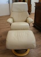 Ekornes Stressless Sessel „Dream“ mit Ottoman – Leder Beige