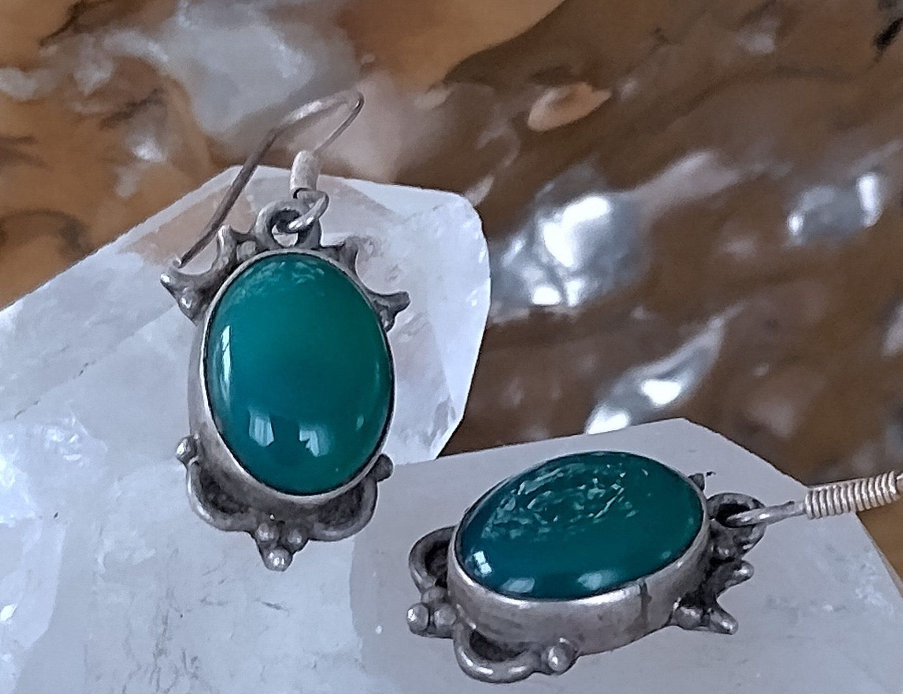Orecchini pendenti & Orecchini a lobo: ARTDECOOHRRINGE IN 925 SILBER – Usato da Romanshorn venduto da Glitzer-Paradies