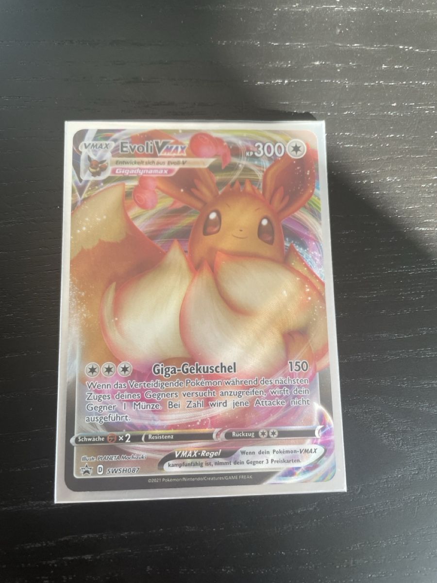 Pokémon Sammelbilder & Trading cards: Evoli Vmax Promo – Neu (gemäss Beschreibung) aus Flawil von Duft-Alchemist