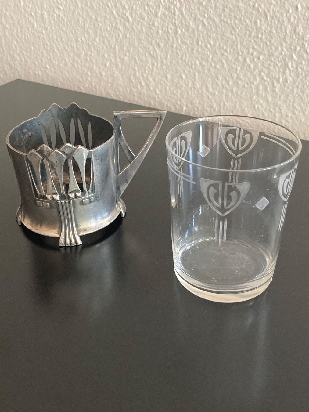 WMF Gläser: WMF Jugendstil Teeglashalter mit Original Glas – Gebraucht aus Zürich von hicosh 1