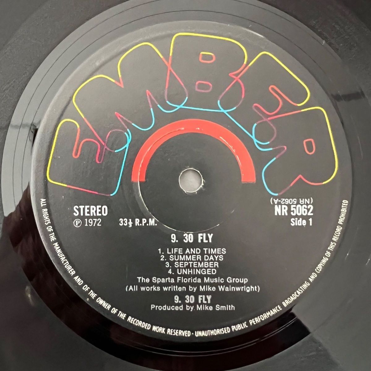 Dischi in vinile: 9.30 Fly - Same / 1. UK-Press. 1972 - TOP – Usato da Gais venduto da soundcave57 3