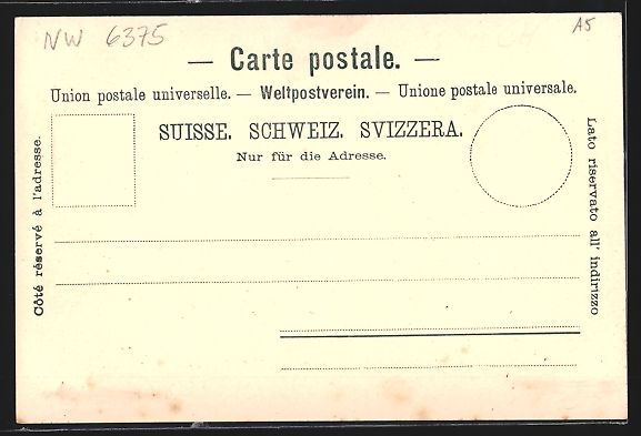 Cartes postales: Beckenried, Strassenpartie mit Wohnhaus, – D'occasion à Berlin par bartko-reher 1