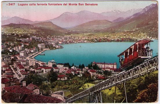 Ansichtskarten: Lugano – Gebraucht aus Binningen von Mountainrider