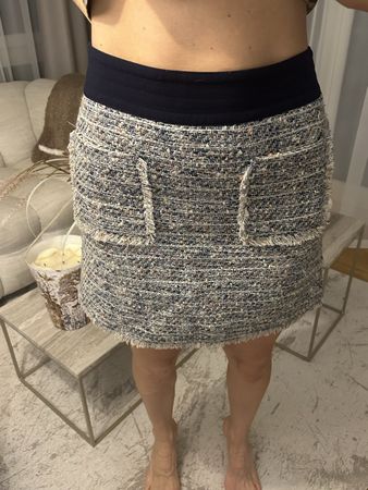 J.Crew Minirock Bouclé Tweed, Gr. 38, Top Zustand!