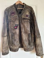 Bomberlederjacke Camp David XXL