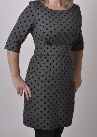 Nafnaf Vestiti: Naf Naf Kleid, Grau mit Pünktchen, Grösse 38 – Usato da Basel venduto da oks_7kxy