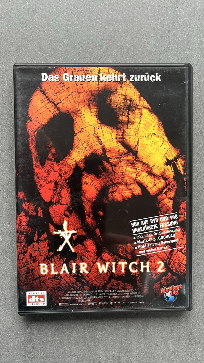 Tutti i DVDs: BLAIR WITCH 2 – Usato da Wabern venduto da Lexis