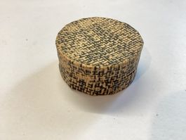 Alte Spielzeug Dose für Kaufmannsladen