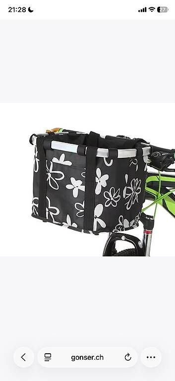 Altro per la casa: Fahrradkorb mit Blumenmuster – Usato da Goldau venduto da mic_m6k9