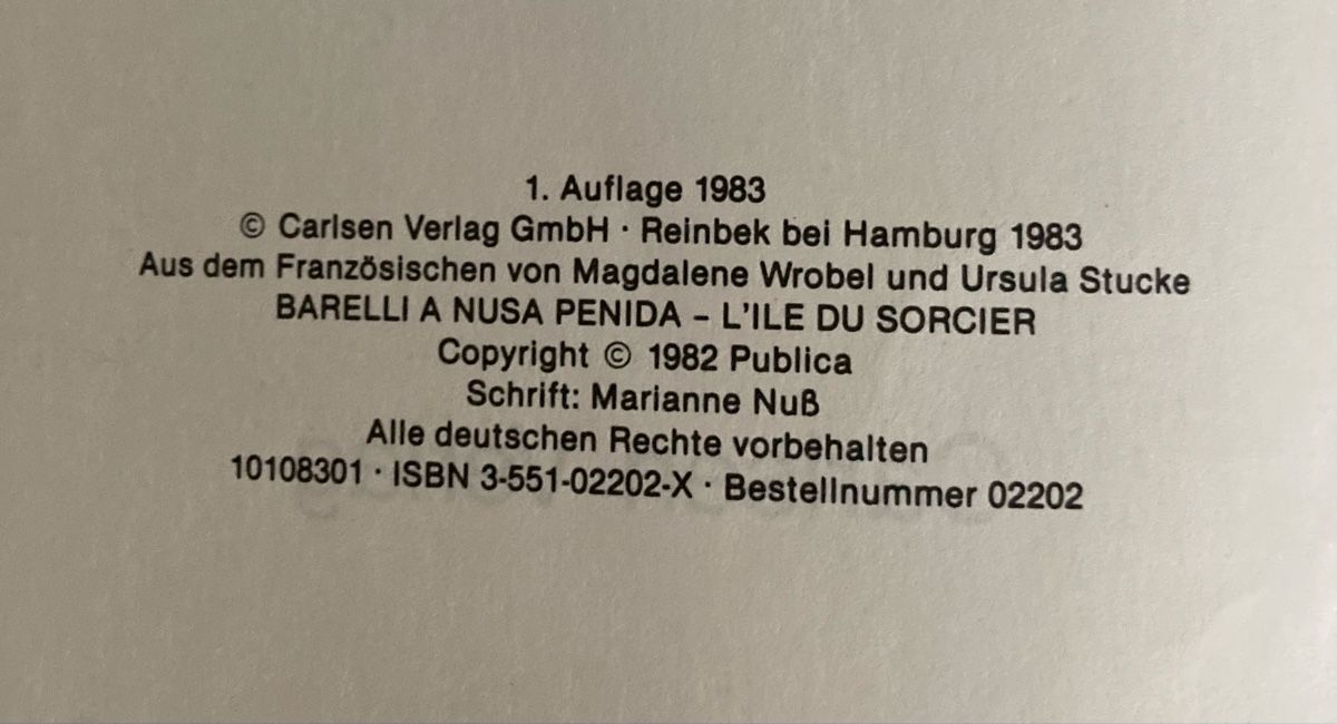 Fumetti: Barelli: Die Insel des Zauberers, Comic von 1983, Top! – Usato da Schüpfheim venduto da Seerose80 3