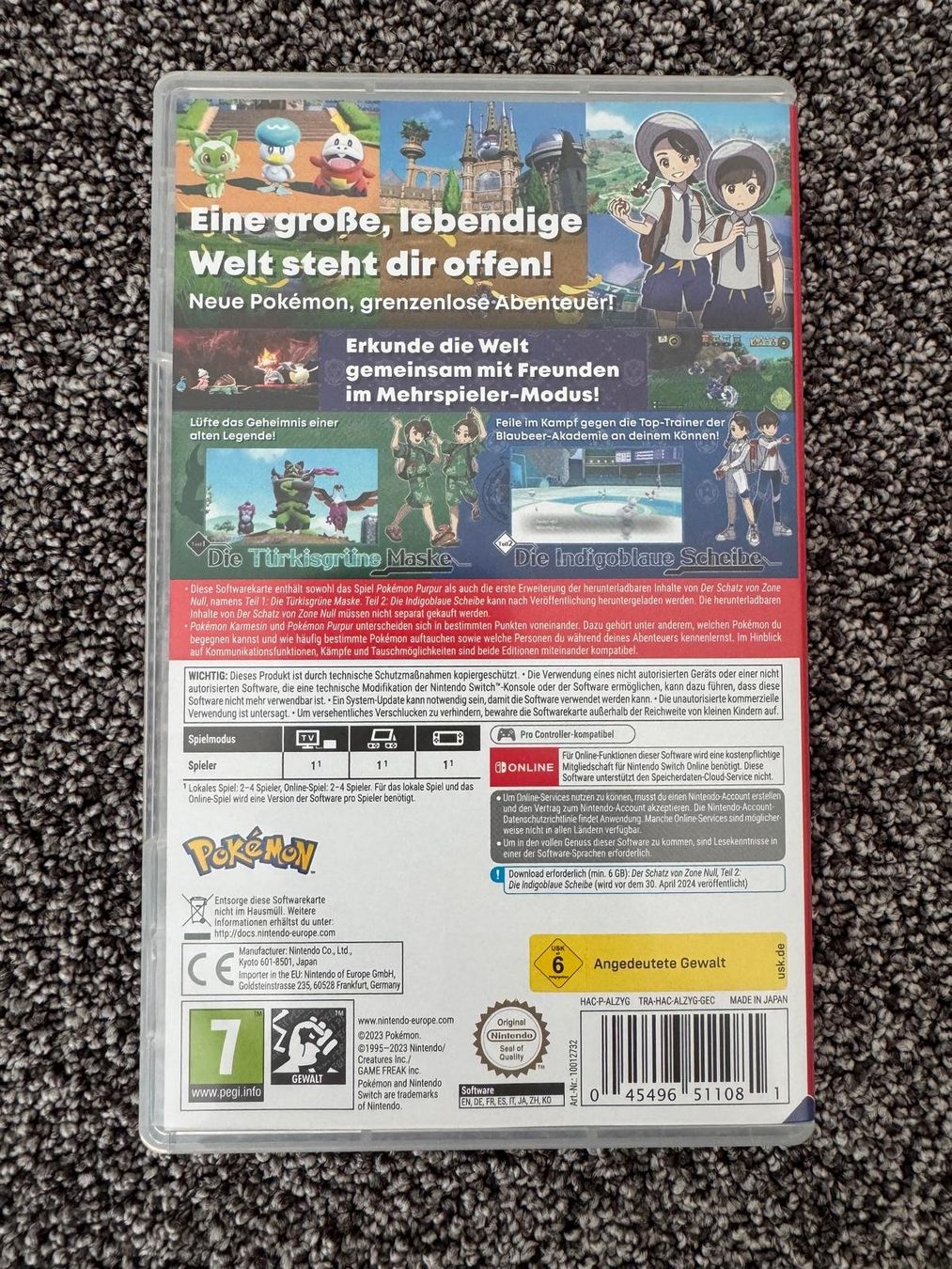 Pokémon Giochi: Nintendo Pokémon Purpur (Box), Switch, DE – Usato da Degersheim venduto da Computer_Paradise 1