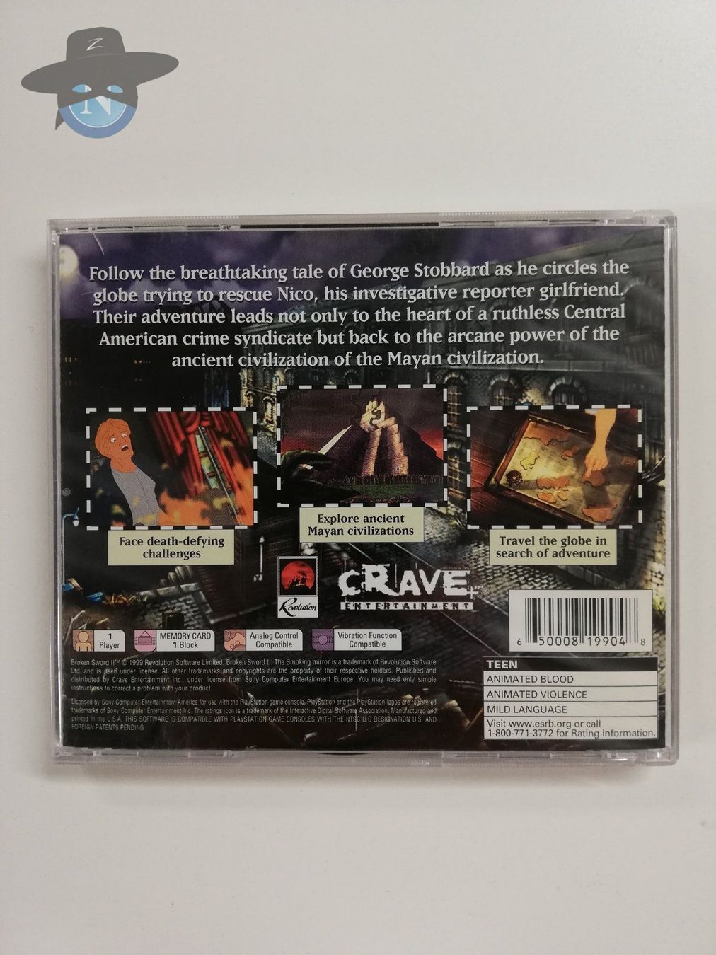 Sony Giochi: Broken Sword II 2 / USA / PS1 Playstation 1 – Usato da St. Gallen venduto da zorro_dc 1