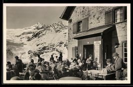 Alp Grüm, Restaurant Belvedere mit Gäs