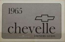 ORIGINAL BETRIEBSANLEITUNG | CHEVROLET - CHEVELLE | - 1965