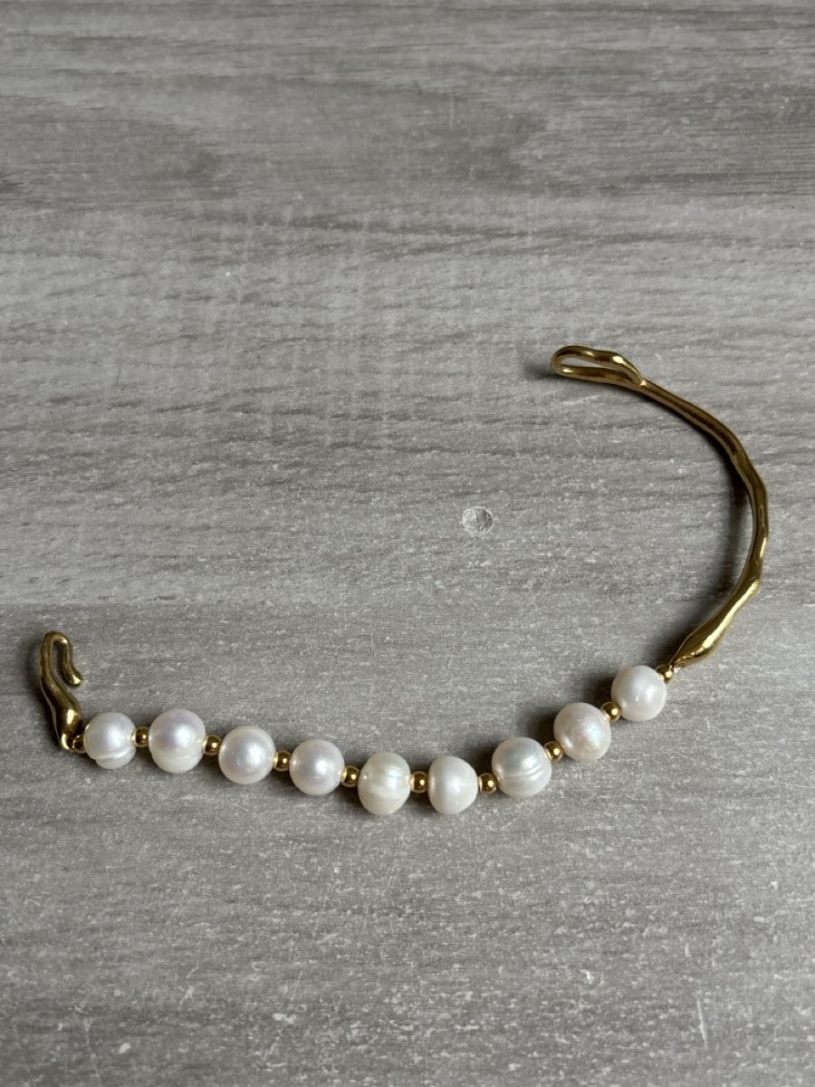 Bracciali & Braccialetti: Bracelet plaqué or avec perles – Usato da Chêne-Bourg venduto da iva_6fxv 2