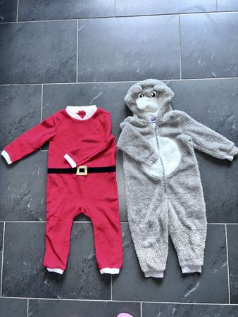 2 Kinder Jumpsuits Kostüme Grösse 86/92