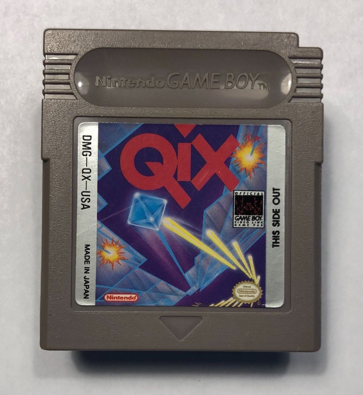 Nintendo Spiele: QIX für Nintendo Game Boy – Gebraucht aus Kestenholz von Naruto_01