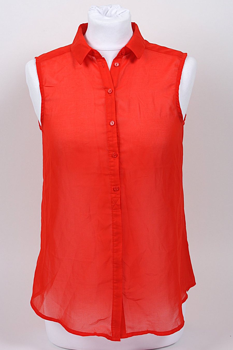H&M Blusen: H&M Bluse sheer rot – Gebraucht aus Zollikofen von Restwert_Zollikofen