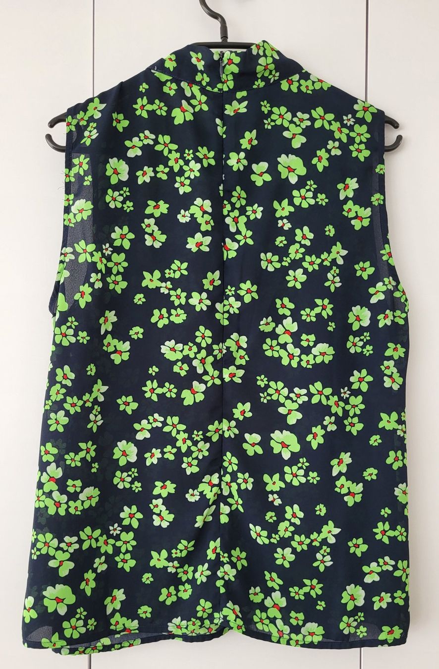 Top: MINT&BERRY Top, navy/bunt, 40 – Usato da Münchenstein venduto da Trinity 2