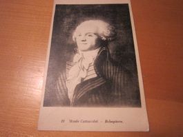 No 9 antike  Postkarte Robespierre AB NUR 75 RP