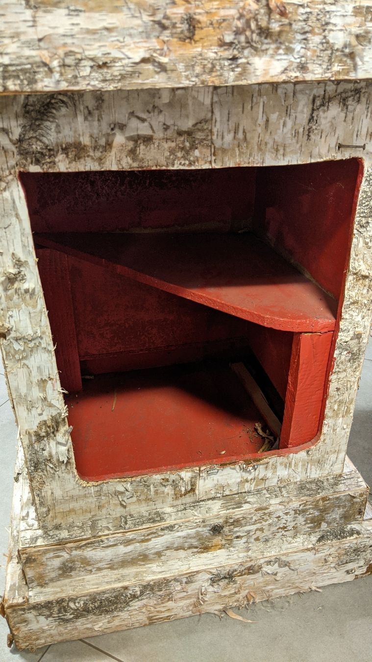 Tutte le decorazioni: Dekorative Säule mit Birkenholz/Rinde – Usato da Rüti ZH venduto da kunstreich_8630 4