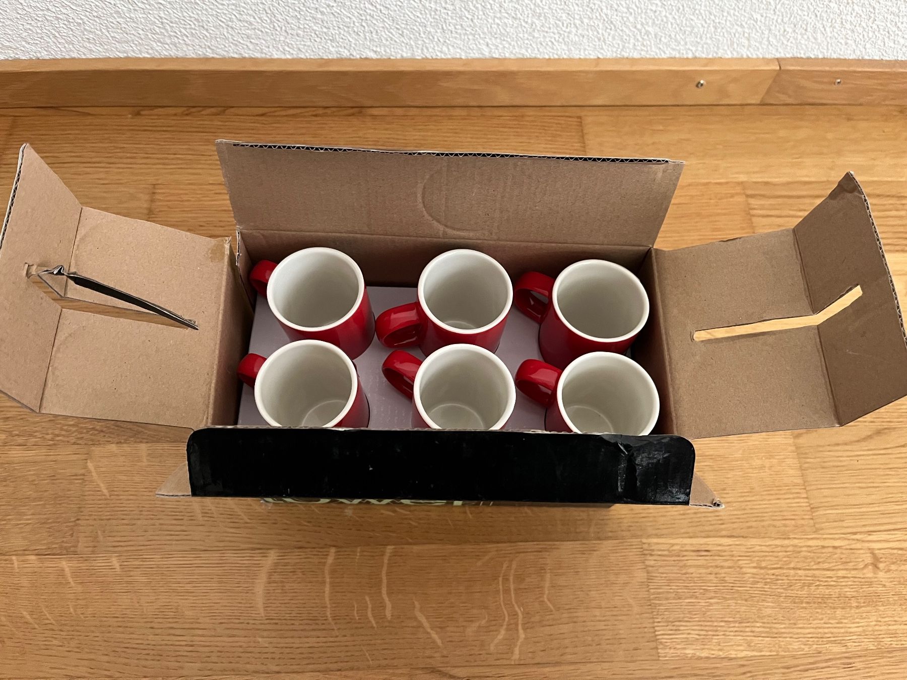Manor Geschirrsets: Neu Espresso Tassen & Unterteller 6Stk rot – Neu und originalverpackt aus Wollerau von bri_s9qv 2