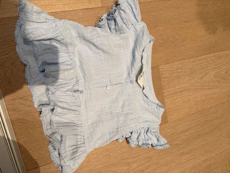 H&M Bluse Hellblau Gr. 140 / 9-10 Jahre