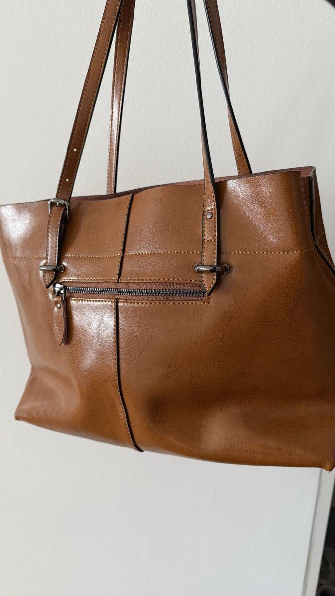 Borse da donna: Braune Lederhandtasche – Nuovo (secondo la descrizione) da Zürich venduto da sel_9kd