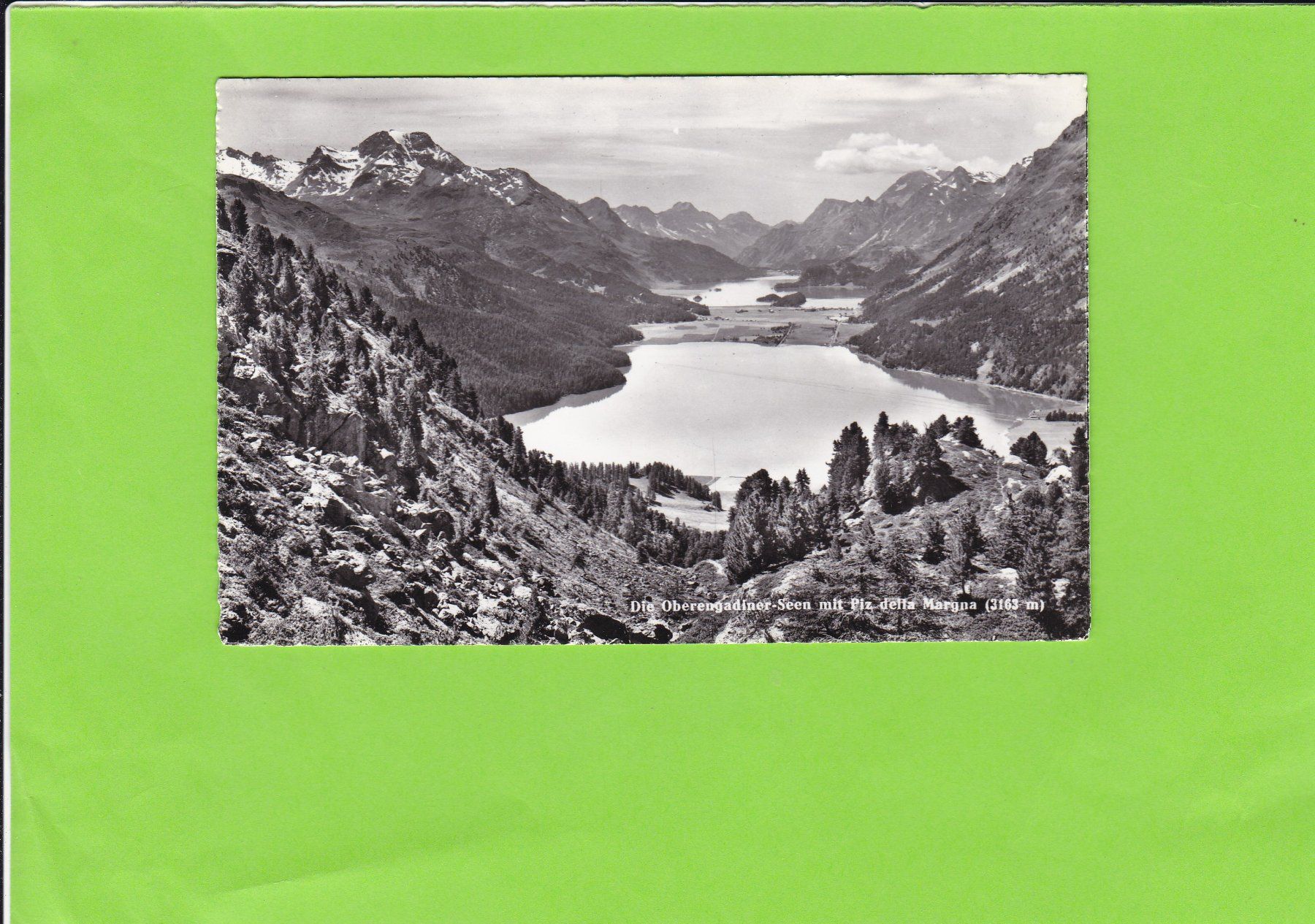 Cartoline postali: Die Oberengadinerseen – Usato da St. Peterzell venduto da neckertal