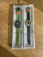 Swatch Stop-Watch 2er Set Grön/Schwarz Neuwertig 48 Zeichen