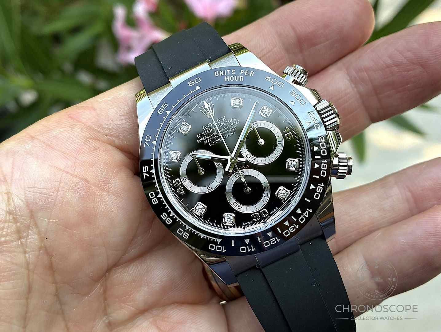 Rolex Orologi: Rolex Cosmograph Daytona Chronograph ref. 116519LN Diamonds – Usato da Luzern venduto da ChronoScope6004 1