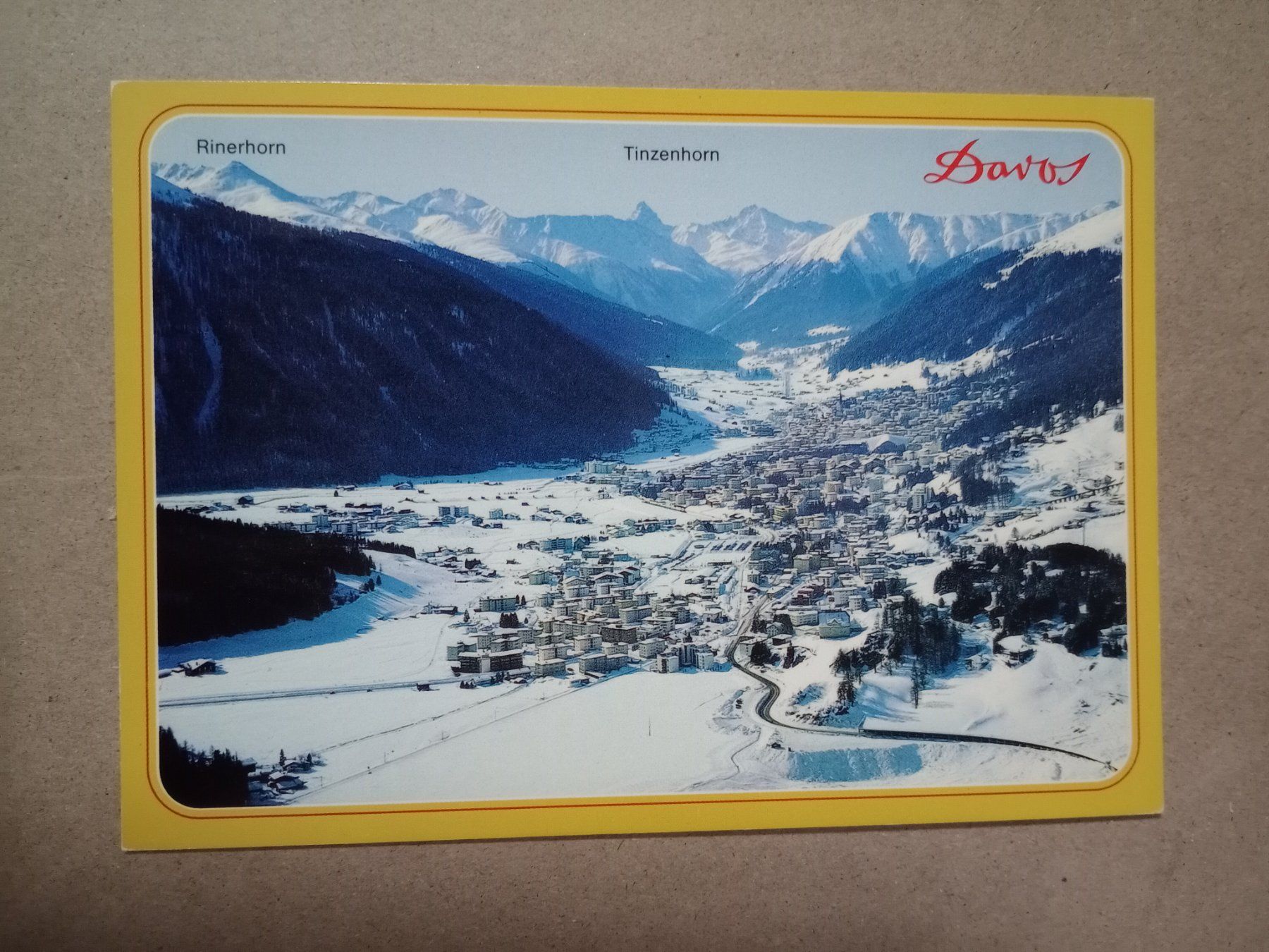 Cartes postales: Ak Davos Gesamtansicht Winter – D'occasion à Küttigen par Melisch1000