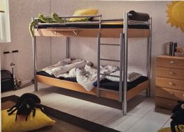 Lit mezzanine Hasena Space Conc Maxi 120×200–Très b