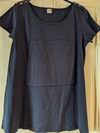 NID D'ABEILLE : Elégant shirt marine S-M