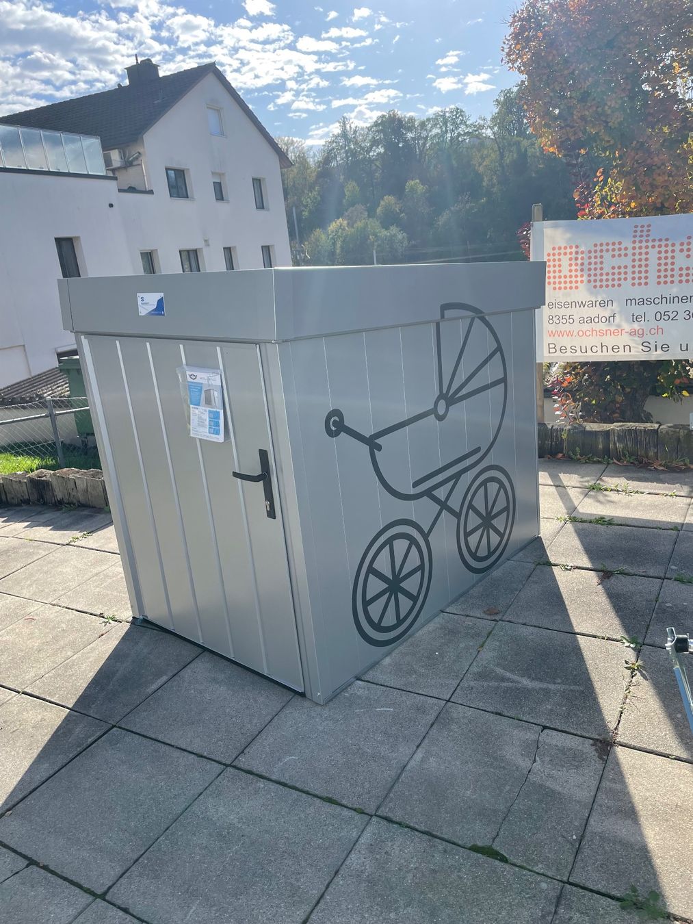 Sedie a rotelle: Suport Rollstuhl oder Kinderwagen Garage Roki – Nuovo e nell'imballaggio originale da Bichelsee venduto da 123Tremp321 3