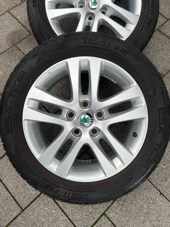 Stilvolle Alufelgen Skoda Octavia Ebenbild