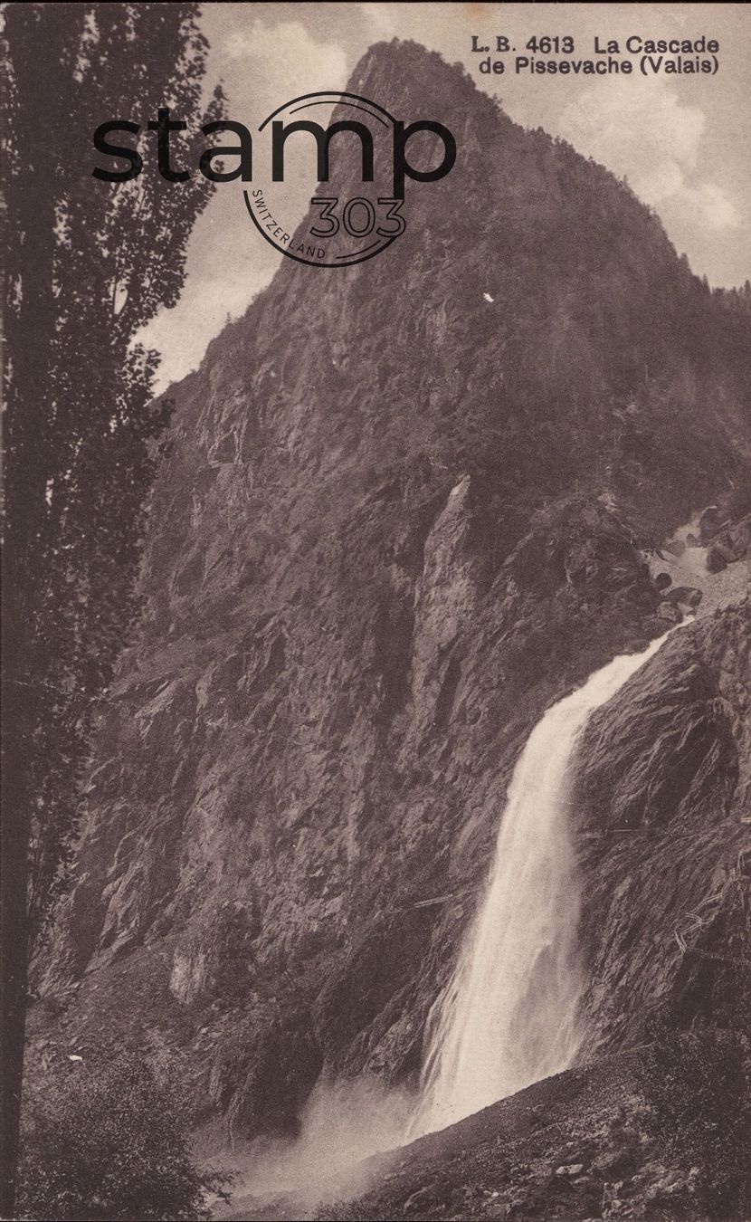 Cartoline postali: AK La Cascade de Pissevache – Usato da Eggersriet venduto da stamp303