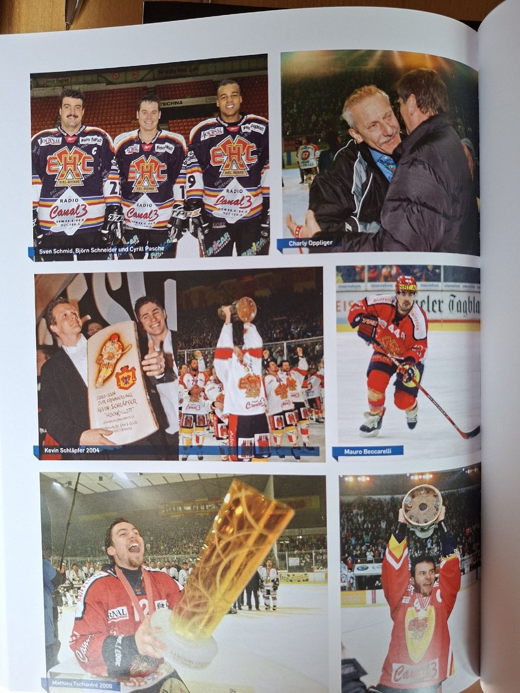 Libri: EHC Biel Bienne Jubiläums Buch – Usato da Schwanden Sigrisw venduto da cadieux71 9