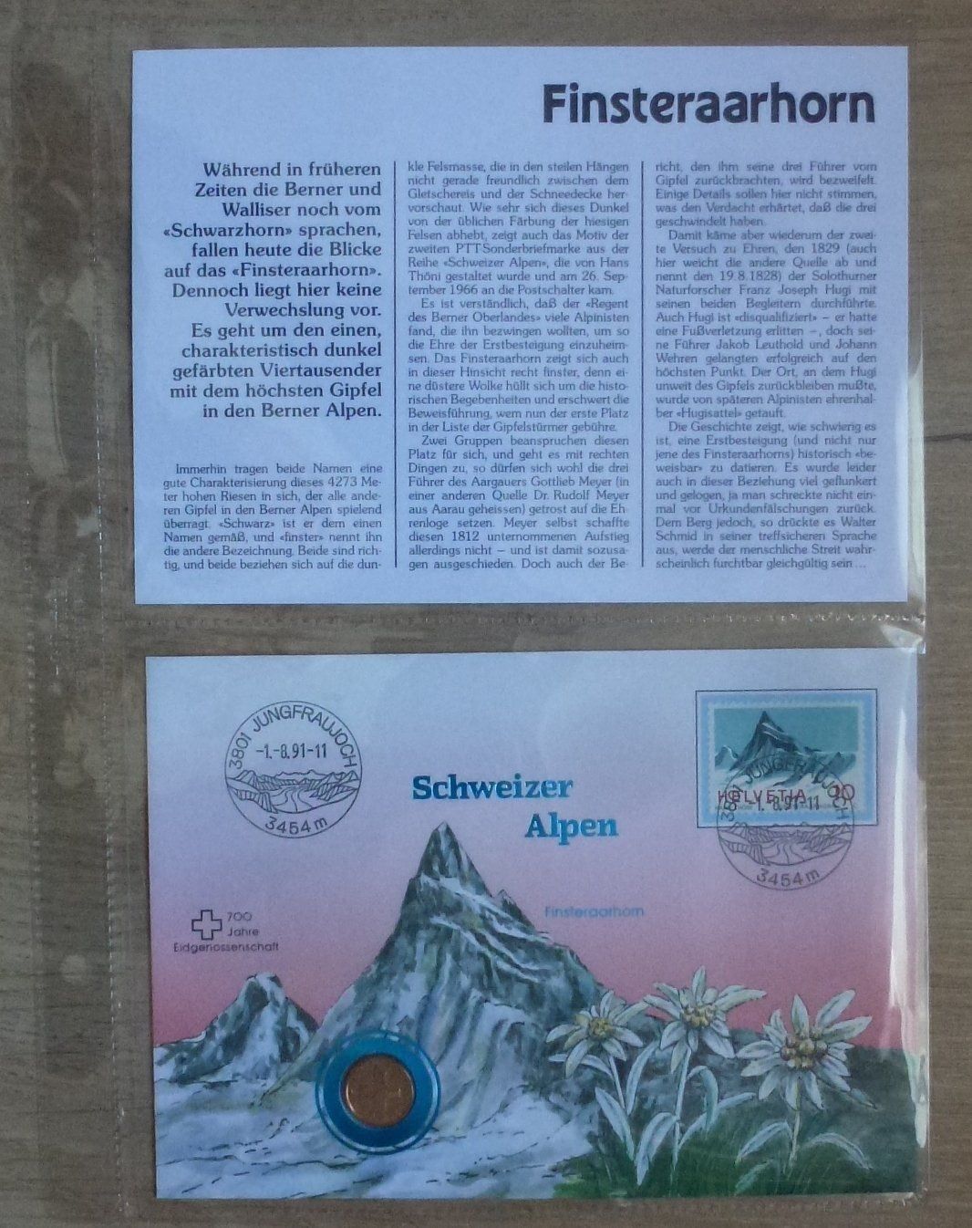 Alle Münzen: Lot ++ 7 Stück Numisbriefe Schweizer Alpen – Gebraucht aus Walkringen von Casablanca777 2