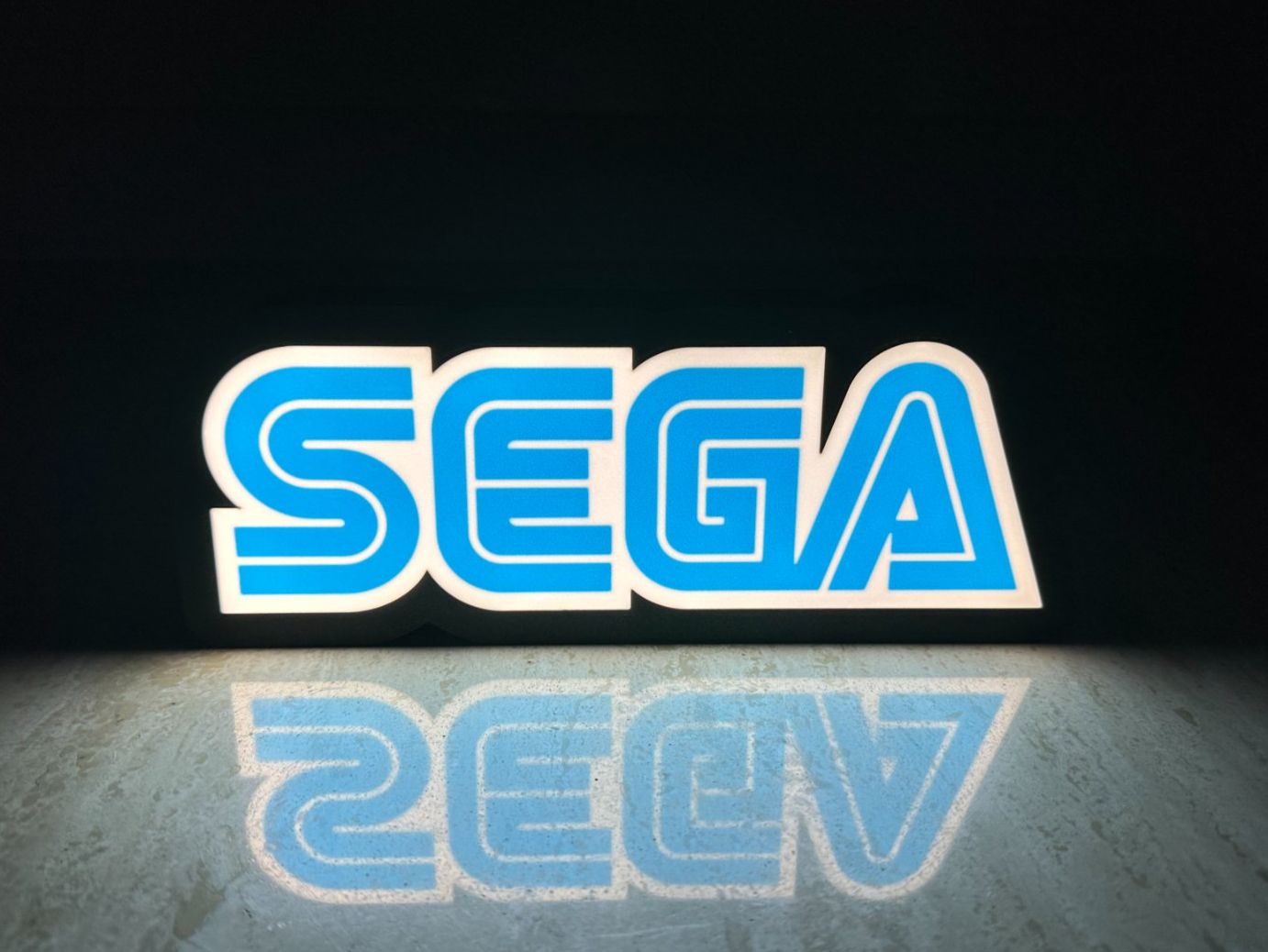 Statuette: Lightbox logo SEGA avec interrupteur USB – Nuovo (secondo la descrizione) da Yvorne venduto da Bocchino_1291