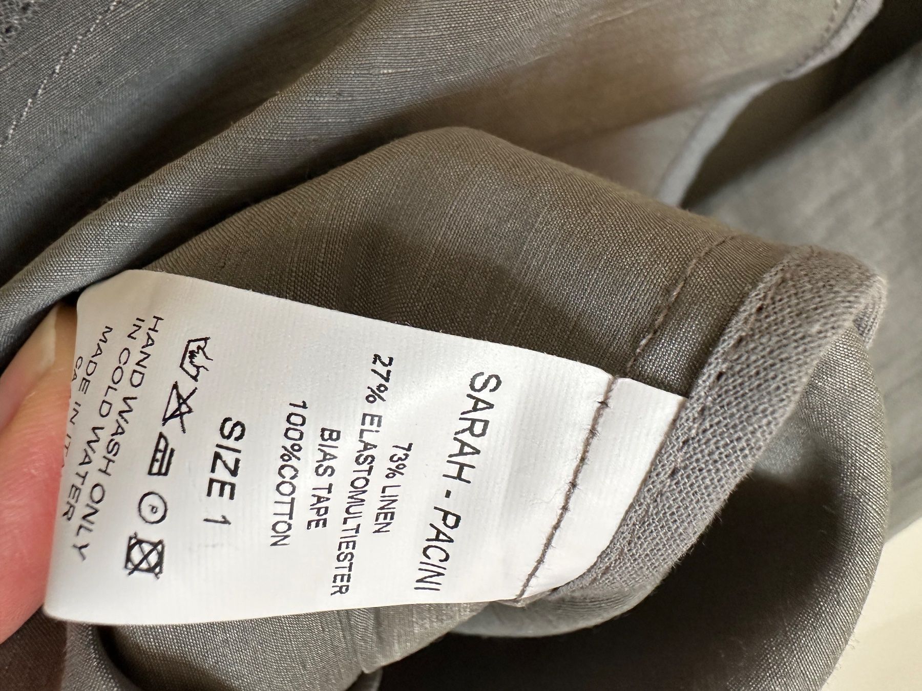 Sarah Pacini Cappotti: Sarah Pacini, manteau léger taille 1 – Usato da Sion venduto da indisherkane 1