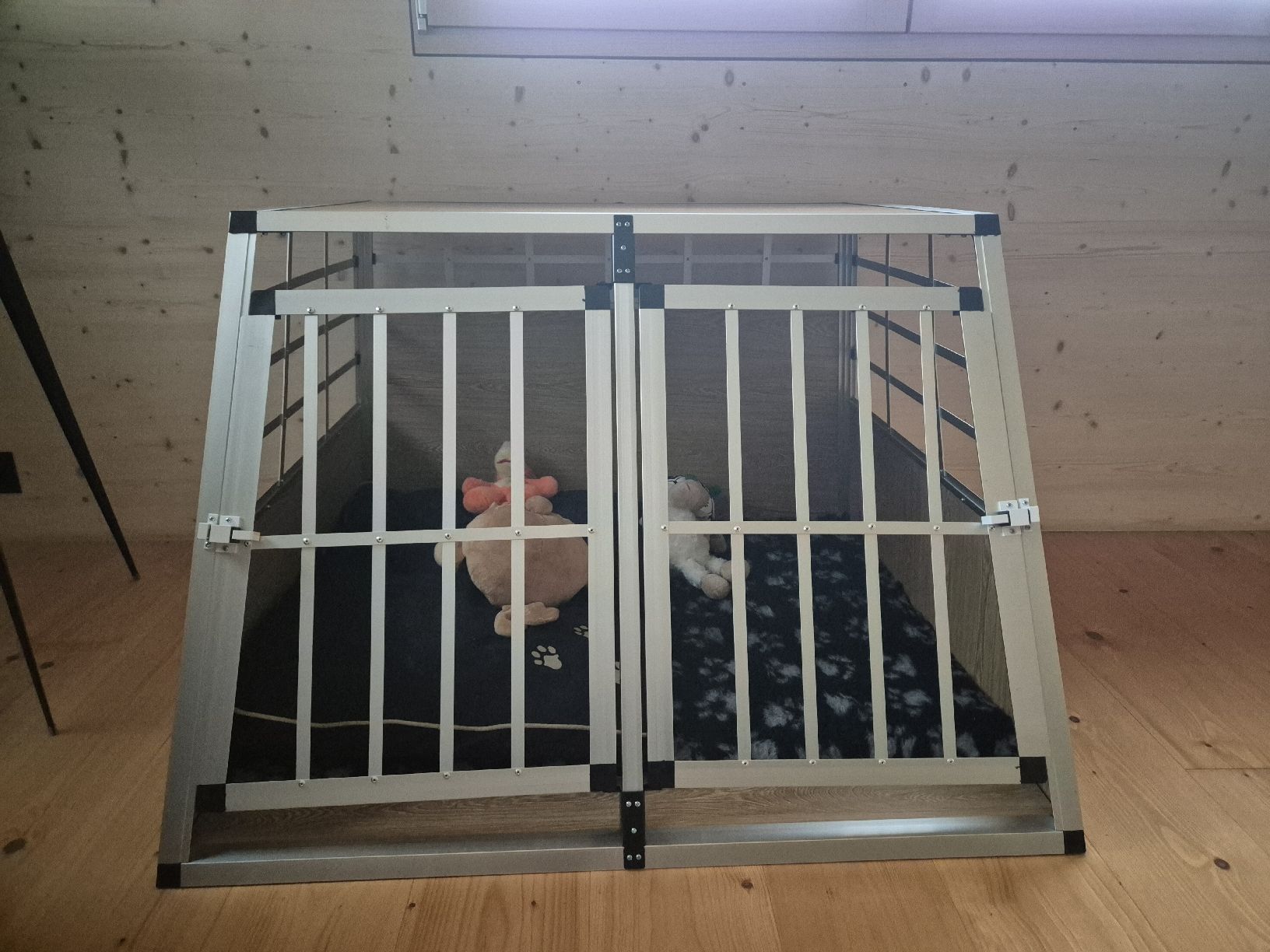 Gabbie, trasporto & Sicurezza: Doppelhundebox Alu – Nuovo (secondo la descrizione) da Schaanwald venduto da Gismo034