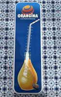 Vintage Orangina Schild mit Thermometer