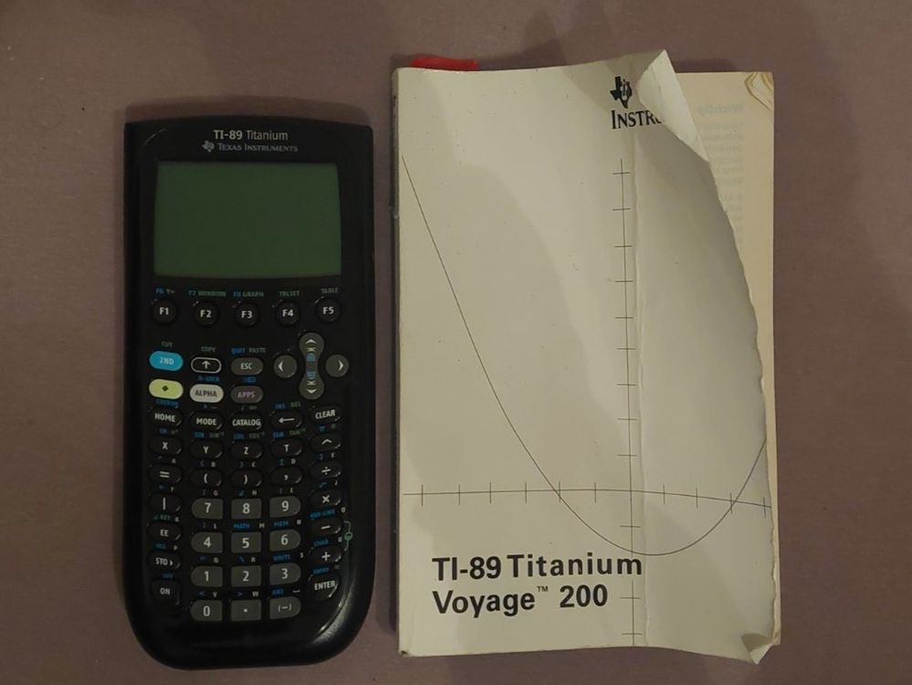 Calculatrice TI-89 Titanium Texas Instruments (D'occasion) à