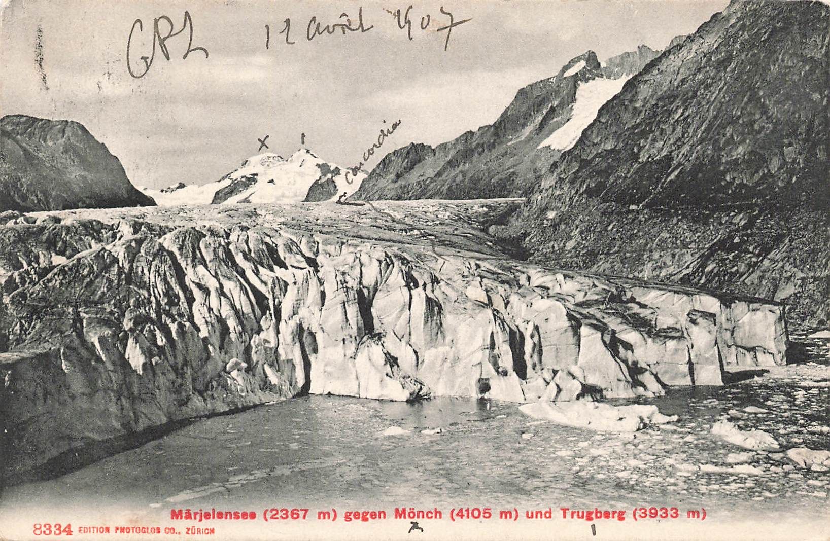 Cartes postales: Marielensee monch trugberg – D'occasion à Biasca par Blenio71