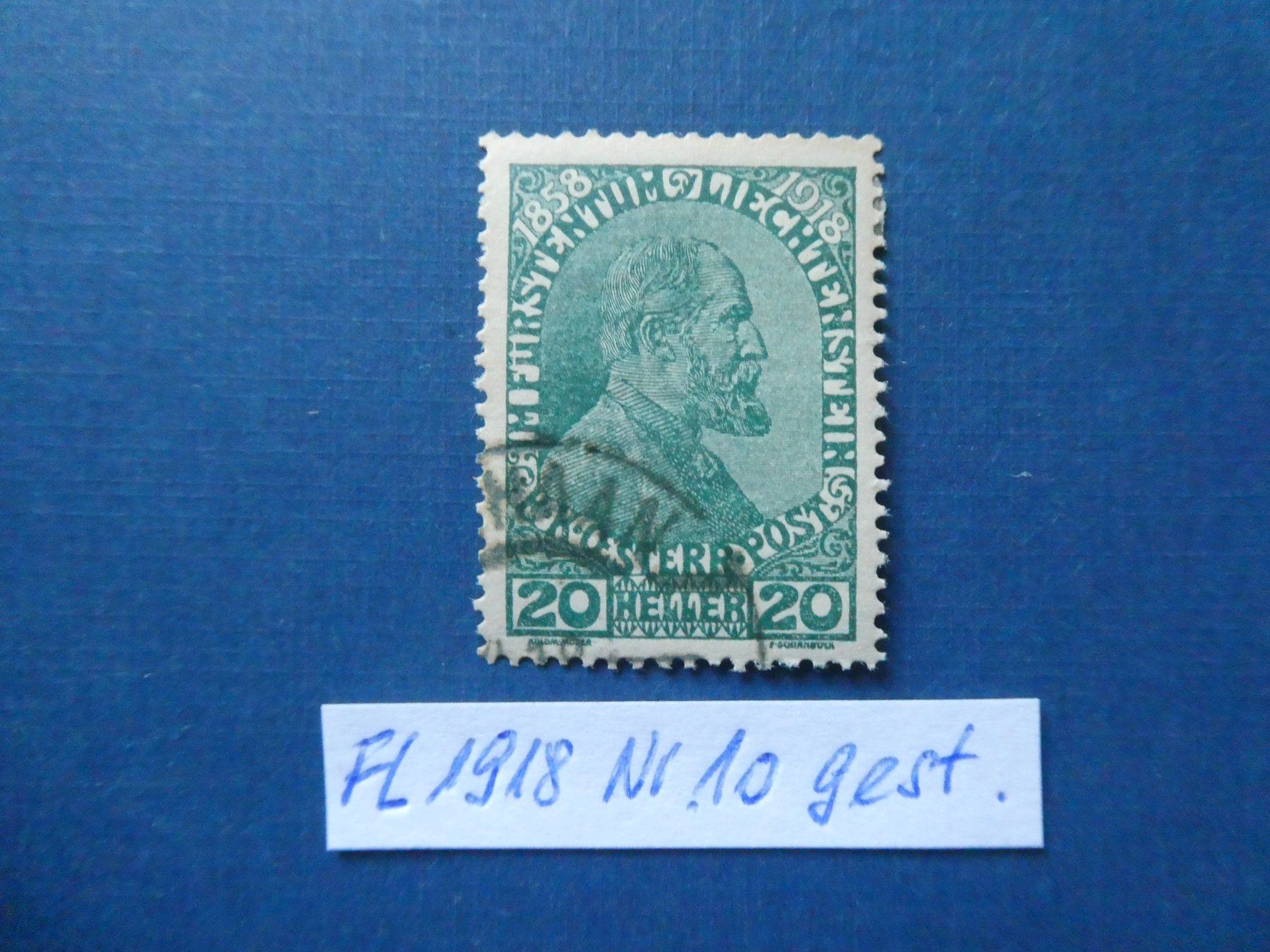 Alle Briefmarken: FL 1918 Nr. 10 gestempelt – Gebraucht aus Lausen von Herbamare01