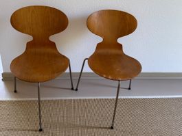 Paar Ameisenstühle Arne Jacobsen für Fritz Hansen